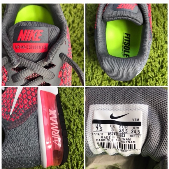 NWT Nike Air Max Sequent 2 Cool Grey W AUTHENTIC - Picture 7 of 7